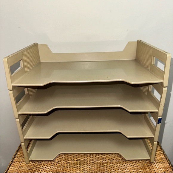 Eldon Office Products Office Vintage 968 Eldon Office Products Stackable Desk Letter Paper